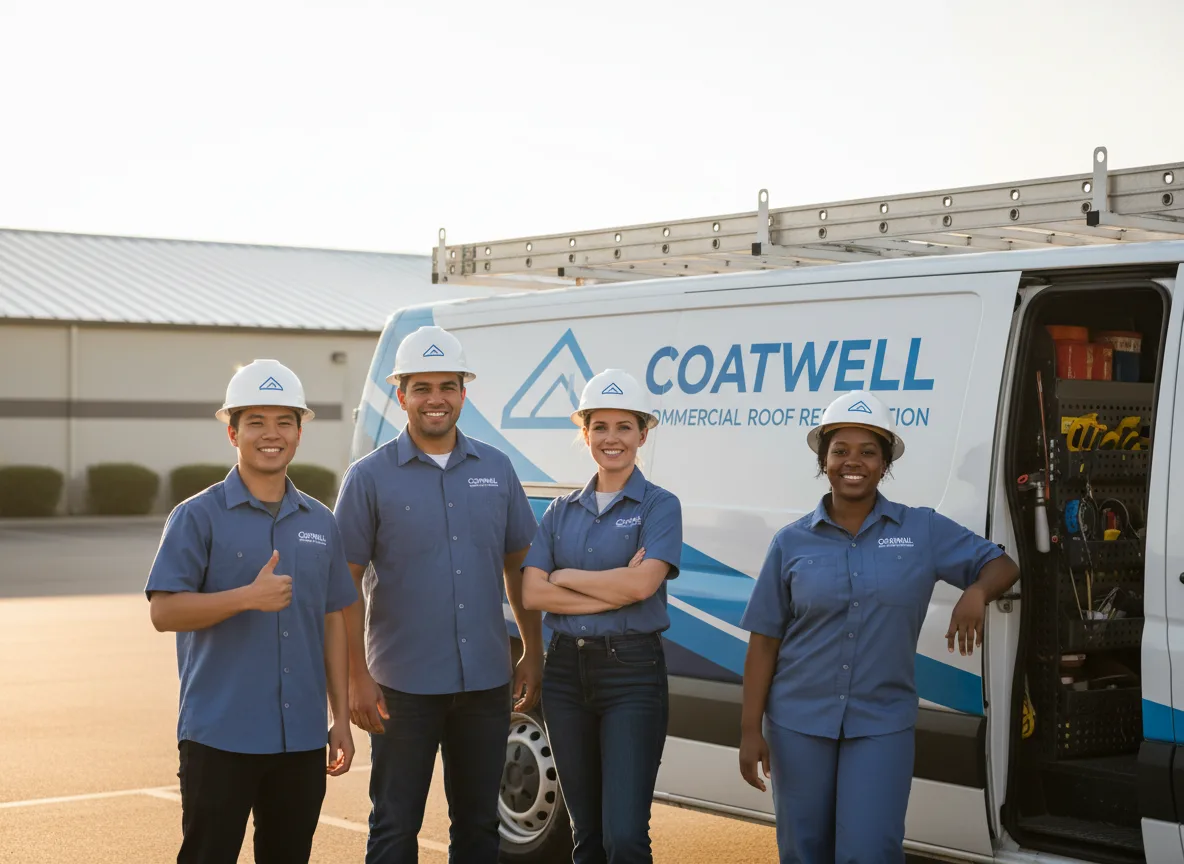 Commercial roof coating company in Howes, SD